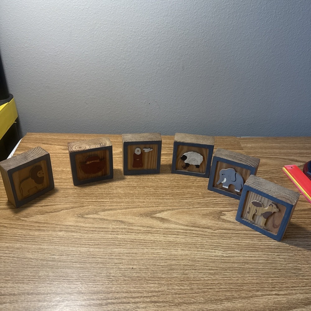 Wooden Display Noah's‎ Ark Blocks